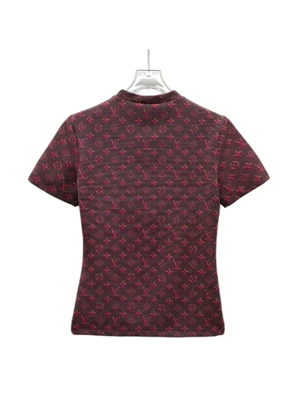 Louis Vuitton Color-Block Monogram Print Short-Sleeve T-Shirt